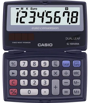 Produktbild von Casio SL-100VERA, 55 g, 115 mm, 62 mm, 26 mm, 80 g