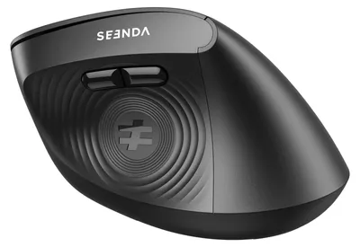 Zdjęcie produktu dla Ergonomiczna mysz pionowa, Bluetooth, bezprzewodowa, czarna