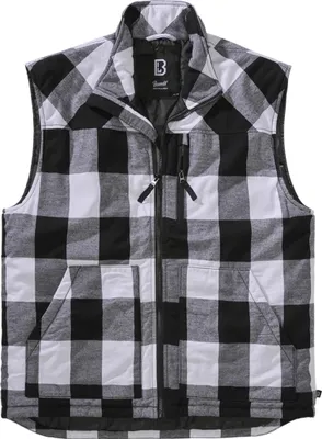 Produktbild von BRANDIT Lumber Vest white/black Gr. 3XL