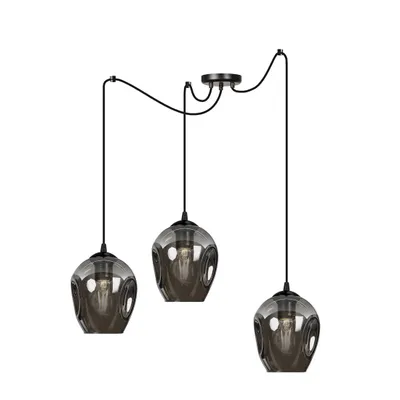 Immagine prodotto di Lampadario Emibig 3xE27 60W LEVEL 3 BL/GRAFITE 757/3
