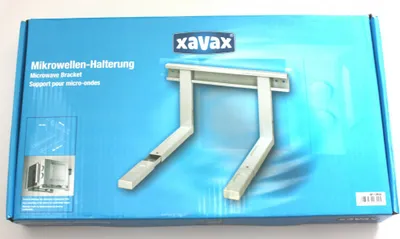 Produktbild von Xavax 110930, Mikrowellen-Montagehalterung, Weiß, 400 mm, 500 mm, 460 mm, 265 mm