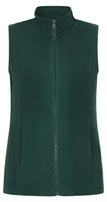 Produktbild von Damen Weste Grün Größe L mit Stehkragen und Taschen