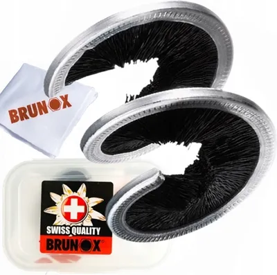 Produktbild von Brunox Spiro Kettenbürste mit Tuchset, 30 mm Ø, 270x210 mm Tuch, allseitige Reinigung
