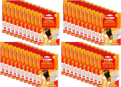 Produktbild von 40x Wärme-Pflaster Schmerzpflaster Wärmepads Rücken Schulter Wärmepflaster