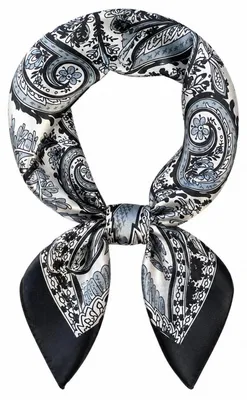 Immagine prodotto di Foulard in raso, 70x70 cm, per donna, sciarpa elegante, accessorio per capelli, idea regalo per donne