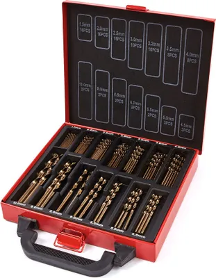 Imagen del producto de Juego de brocas HSS para metal, 99 piezas, con un 5% de cobalto