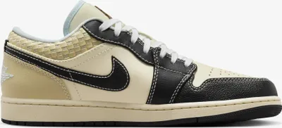Zdjęcie produktu dla Nike Air Jordan 1 Low "Coconut Milk Black Muslin" Beżowy/Czarny, Rozmiar: 46