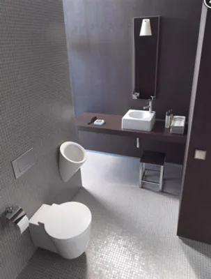 Produktbild von Duravit Absaug-Urinal Starck 1 o. Fliege Ausführung ohne Deckel weiß