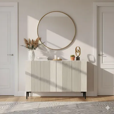 Obrázok produktu pre Skye Decor, kvalitná konzolová stolík (3 kusy), farba saphir (tmavý dub), 120 cm | 100% melamín