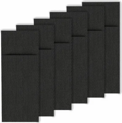 Produktbild von Westmark 6 Bestecktaschen Home, 24 x 9 cm, anthrazit, 01210286250