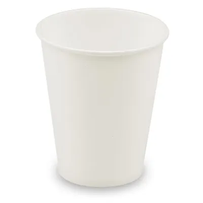 Produktbild von 160x Automatenbecher Heißgetränke to go Pappbecher weiß 150 ml Ø 70 mm