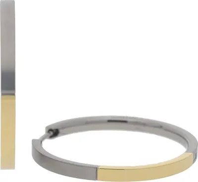 Produktbild von Boccia Damen Creolen aus Titan in Bicolor Ø 32.5mm - 0516-02
