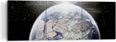 Produktbild von Bild auf Leinwand - Leinwandbild - Astronomie galaxie abstraktion - 120x40cm - Wand Bild - Wanddeko - Leinwanddruck - Bilder - Kunstdruck - Wanddekoration - Leinwand bilder - Wandkunst - CA120x40-2328