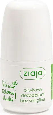 Zdjęcie produktu dla Ziaja Liście Oliwki Dezodorant bez soli glinu roll-on, 60 ml