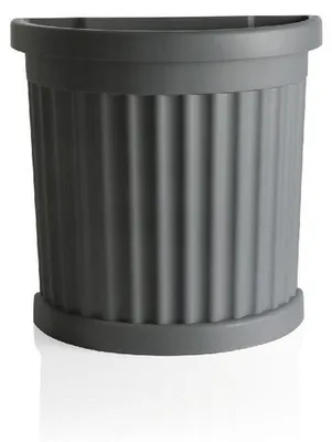 Image de Pot de fleurs BAMA ROMA, anthracite Quantité : 1 pc