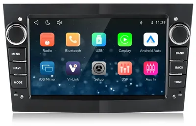 Zdjęcie produktu dla Radio samochodowe 7-calowe do Opel Corsa C, D, Astra H, Zafira B, z systemem Linux, obsługujące CarPlay i Android Auto, z Bluetooth, WiFi, RDS. Opcjonalnie z kamerą. Vi Link