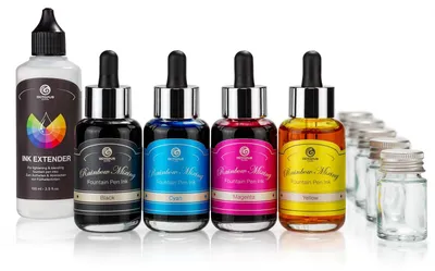 Tintenmischset 200 ml (4x50 ml) für Füllfederhalter – CMYK