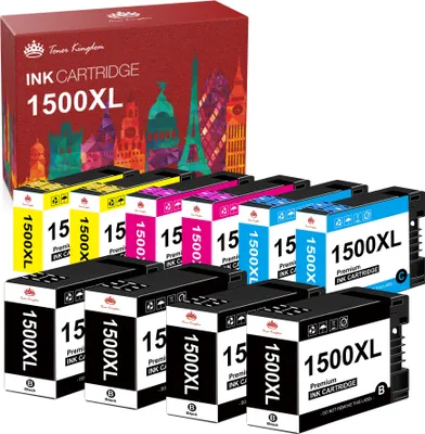 Produktbild von 10pk druckerpatronen für CANON PGI-1500XL 1500 XL Multipack Maxify MB2000 MB2050 MB2100 MB2150 MB2155 MB2300 MB2350 MB2700 MB2750 MB2755 Drucker