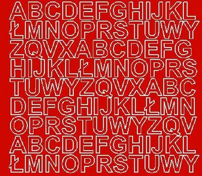 Produktbild von Selbstklebende Buchstabenaufkleber, 2 cm, rot matt