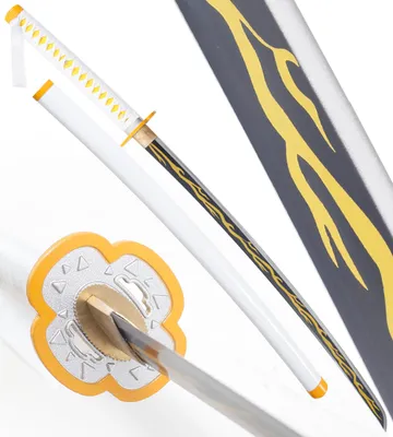 Produktbild von Anime Cosplay Katana Scharf Zenitsu Agatsuma Schwert Klinge Maru Kimetsu No Yaiba Säbel