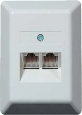 Produktbild von UAE Anschlußdose 2 x 8/8 parallel AP