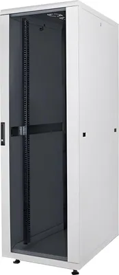 Produktbild von INTELLINET 48,3cm 19Zoll Netzwerkschrank 26 HE HxBxT 1322x600x600mm Schutzklasse IP20 vollständig montiert grau