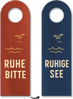 Produktbild von Möwe Ruhe Bitte Türhänger für Meerliebhaber