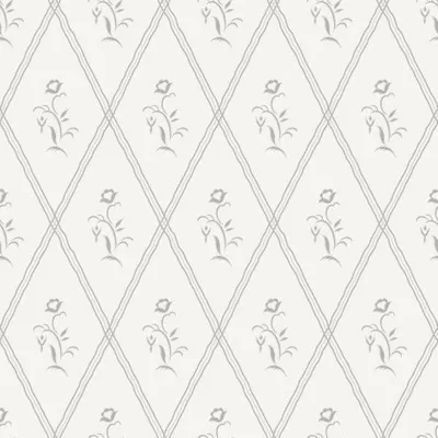 Immagine prodotto di Carta da parati Borastapeter fiori bianchi e grigi - 660841 - 53 cm x 10,05 m