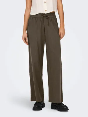 Immagine prodotto di Only Pantaloni Donna Marrone in cotone - 15319090 - Taglia L