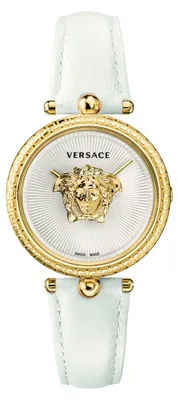 Produktbild von Versace Armbanduhr Damen Palazzo 34 Gold Weiß VECQ02925
