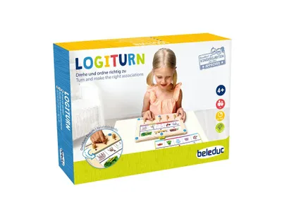 Produktbild von Beleduc Lernspiel LogiTurn - buntes Denkspiel für Kinder