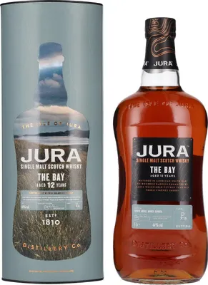 Image de Jura THE BAY 12 Years Old Single Malt Scotch Whisky 44% Vol. 1l en boîte cadeau