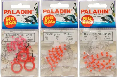 Produktbild von 54 Paladin Silikon Stopper Perlen Schnurstopper Spirolino Pose, Größe:M