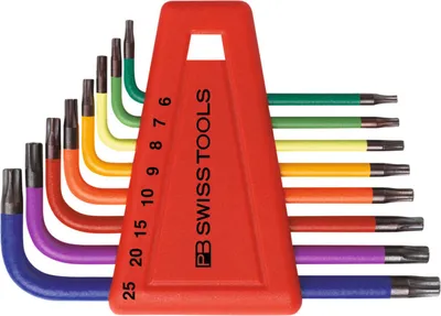 Immagine prodotto di PB Swiss Tools Set di cacciaviti angolari, per TX, verniciati a polvere, 8 pezzi