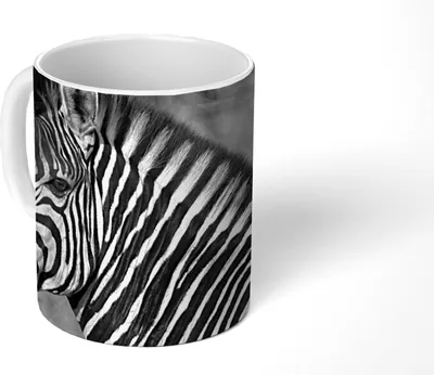 Produktbild von MuchoWow® Tasse Kaffeetasse Kaffeebecher 350 ml Zebra-Porträt Teetasse - Fototasse - Becher - Keramikbecher - Teebecher - Kaffeetasse - Bürotasse