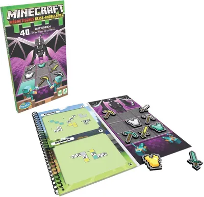 Zdjęcie produktu dla ThinkFun Minecraft  Das magnetische Reisespiel, Gra karciana, Dedicated (proprietary), 8 lat(a)