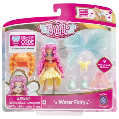 Productafbeelding van Modepop "Waterfee" met 9 accessoires, 7,6 cm