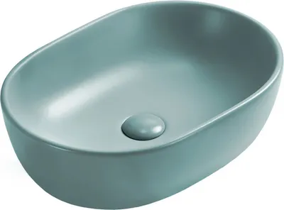 Zdjęcie produktu dla Mexen Viki umywalka nablatowa 48 x 35 cm, zielona jasna mat - 21054848