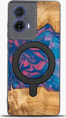 Produktbild von Holzhülle für Motorola Moto G85 5G, Bewood Unique Neons Vegas für MagSafe