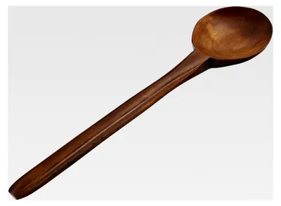 Produktbild von Kleiner tragbarer Holzlöffel aus natürlichem Holz mit Holzgriff, kratzfester Kochlöffel für Zuhause und Restaurant