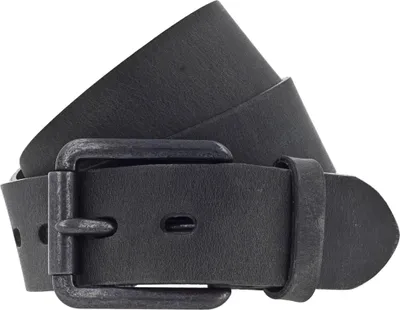 Produktbild von Vanzetti Leder Gürtel Denim Love 40mm Full Leather Belt W100 Black schwarz
