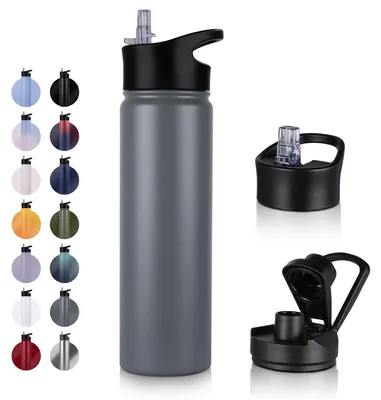 Image de Bouteille isotherme de 750 ml avec double couvercle