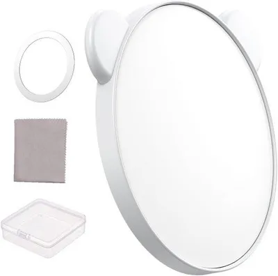 Produktbild von Aluminium-Spiegel, 5,69 cm, 24 g, PC-Material, ultradünne magnetische Make-up-Spiegel für Smartphone, für Selfies, Vlogs, Reisen und Telefonausstattung.