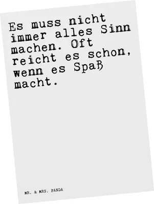 Produktbild von Mr. & Mrs. Panda Postkarte Es muss nicht immer... - Weiß - Geschenk, Ansichtskarte, Postkarten, Sinn des Lebens, Sprüche, Spass, Grußkarte, Sinnhaftigkeit, bildkarte