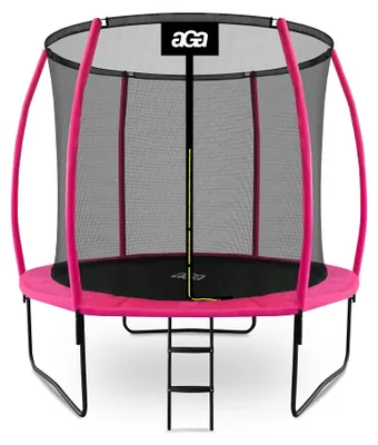 Immagine prodotto di Aga SPORT EXCLUSIVE Trampolino 250 cm Rosa + rete di protezione + scala