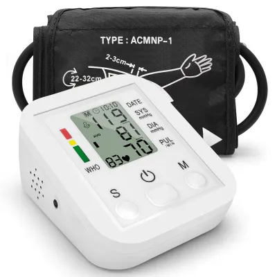 Produktbild von elektronisches Blutdruckmessgerät Tragbares & Haushalts-Armband-Blutdruckmessgerät LCD-Display Genaue Messung für Blutdruck und Pulsmessung