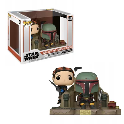Produktbild von Funko POP! Mandalorianer Boba Fett und Fennec Shand 486 figurine