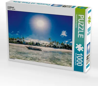 Produktbild von CALVENDO Puzzle Jambiani 1000 Teile Puzzle quer | 1000 Teile Lege-Größe 64x48cm Foto-Puzzle für glückliche Stunden