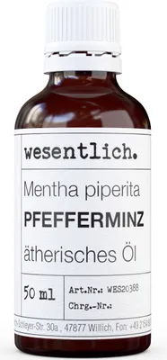 Produktbild von Pfefferminz 50ml von wesentlich.