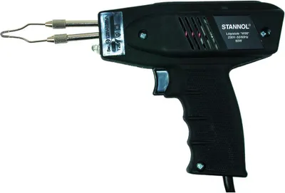 Produktbild von Stannol Lötpistole 60W Anheizen 5sek mit 2Lötspitzen - 206430